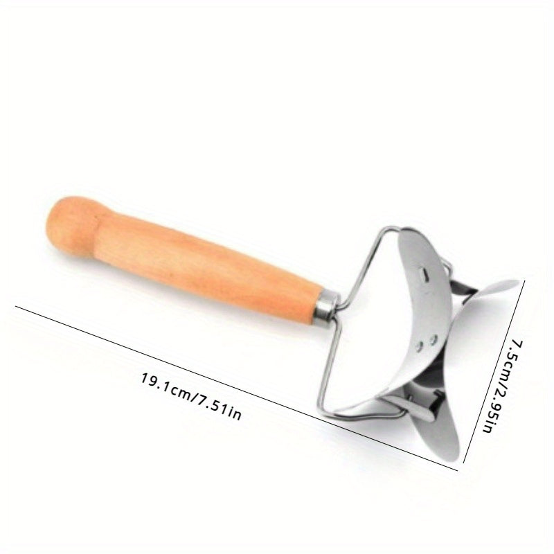 Stainless Steel Dumpling Maker Handheld Dough Press and Cutter for Tortillas Empanadas