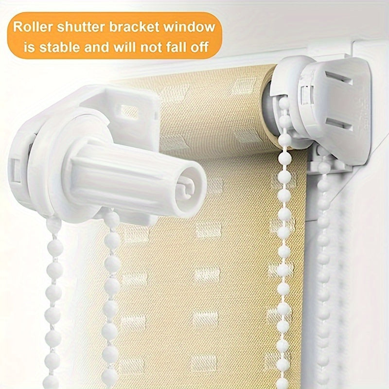 White Plastic Roller Blind Repair Kit with Clutch and Bracket