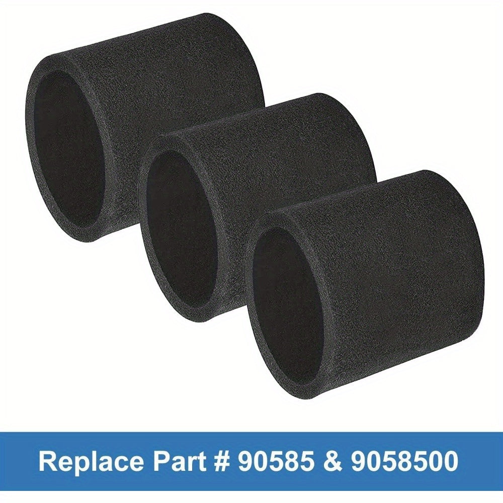 3-to'plam ko'pik almashtirish filtrlari va paxta changyutgich sumkalar, ho'l/quruq changyutgichlar uchun