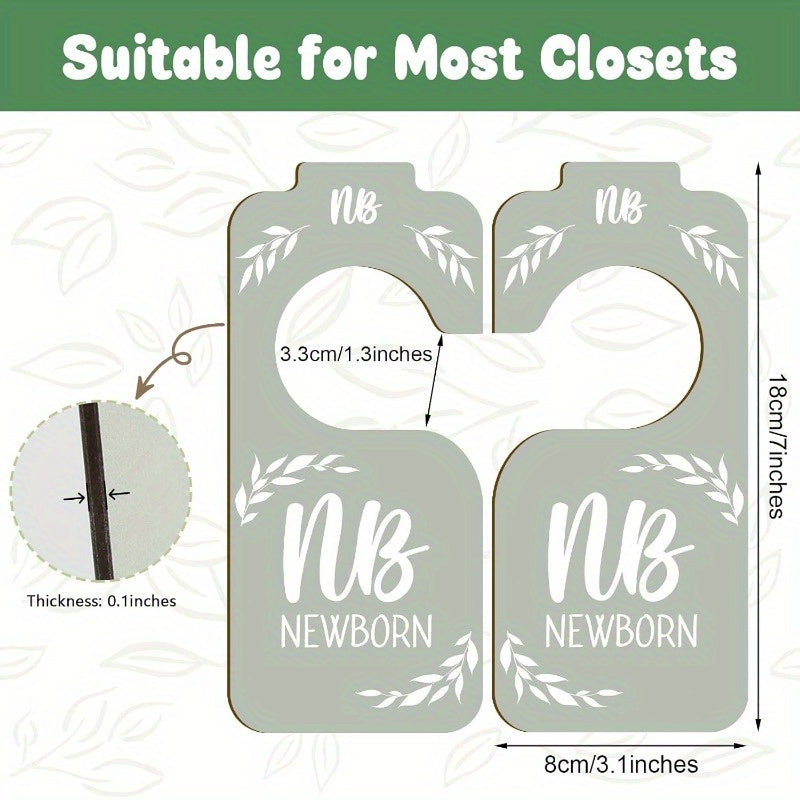 Bolalar kiyimlarini tartibga solish uchun yog'och shkaf bo'laklari, yangi ota-onalar uchun mukammal.