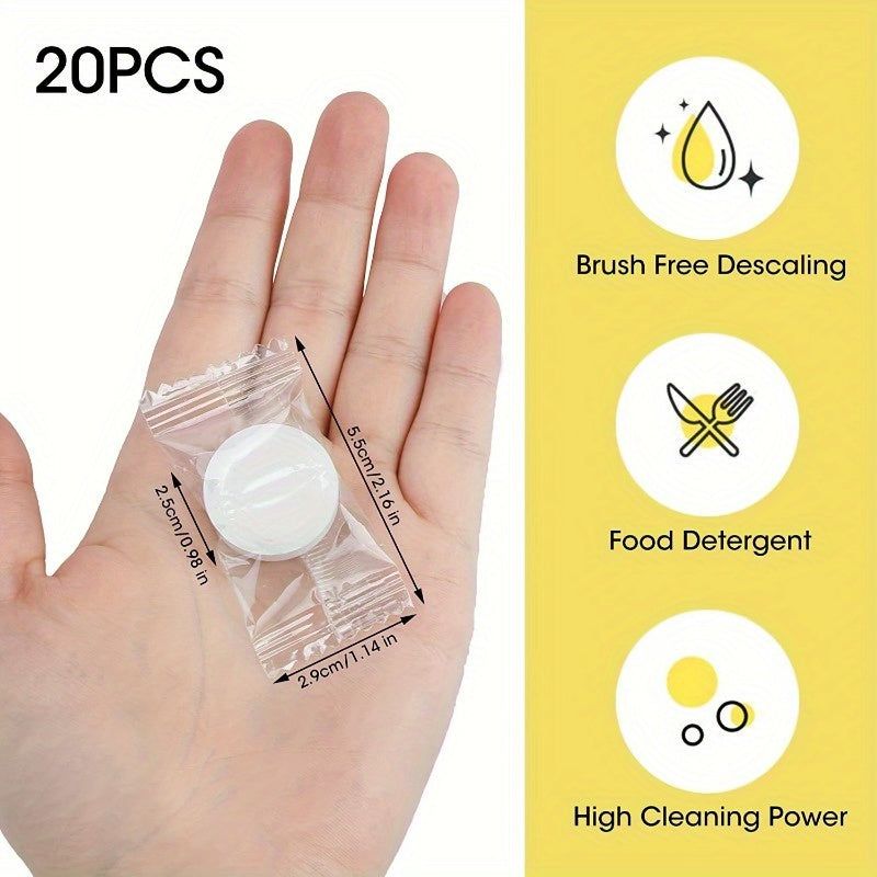 Citric Acid Descaler Tablets for Coffee Machines Water Dispensers Kettles 10 20 30 Pack