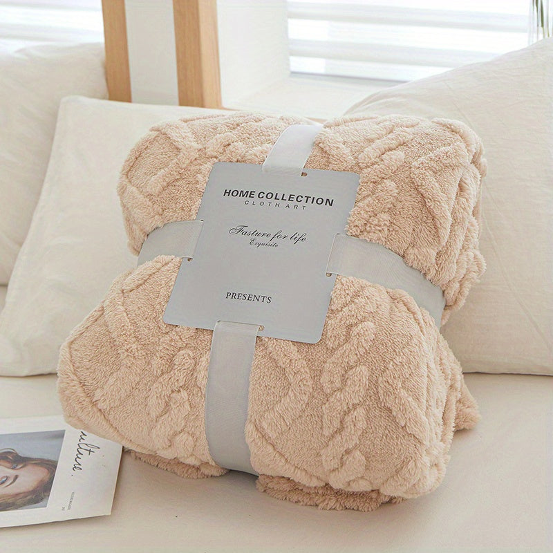 Opulent Taffeta Tashqi Ko'rpa - Zamonaviy Geometrik Dizayni bilan Bir Rangli, Yoz va Qish davomida Yotoq va Divanlar uchun Quvvat Ta'minlaydi