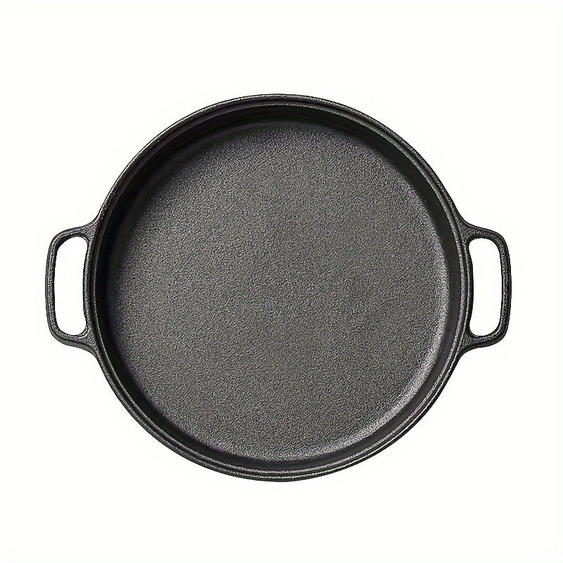 Cast Iron Skillet 21.84cm Non-Stick Frying Pan with Dual Handles Oven Safe