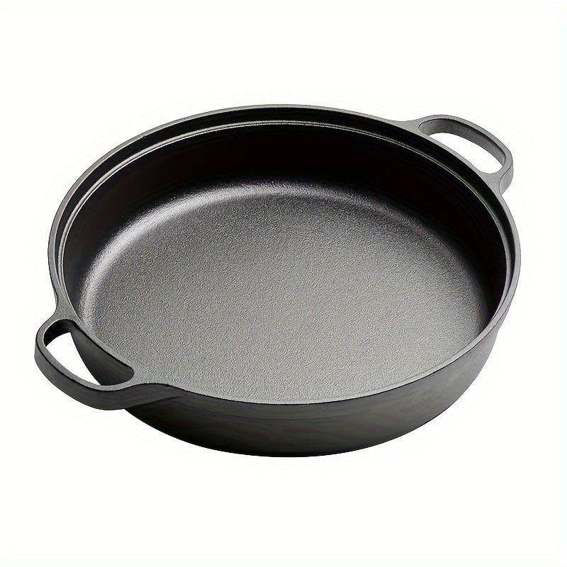 Cast Iron Skillet 21.84cm Non-Stick Frying Pan with Dual Handles Oven Safe