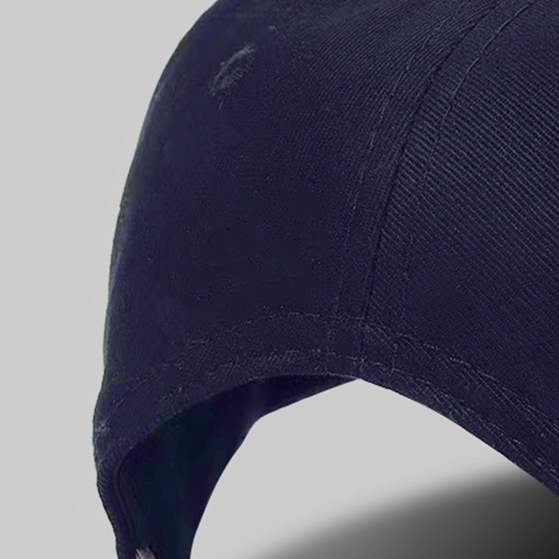 Erkaklar va ayollar uchun moslashuvchan qora baseball kepka, kundalik golf va kundalik kiyim uchun