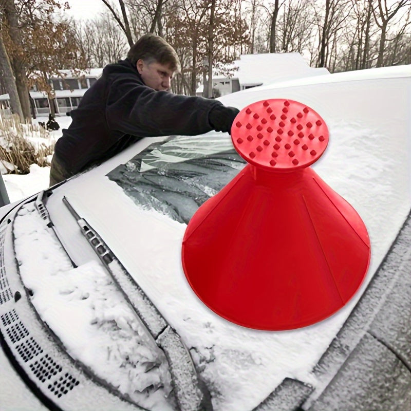 Universal Ice Scraper Snow Shovel Set with Gloves for Car Windows