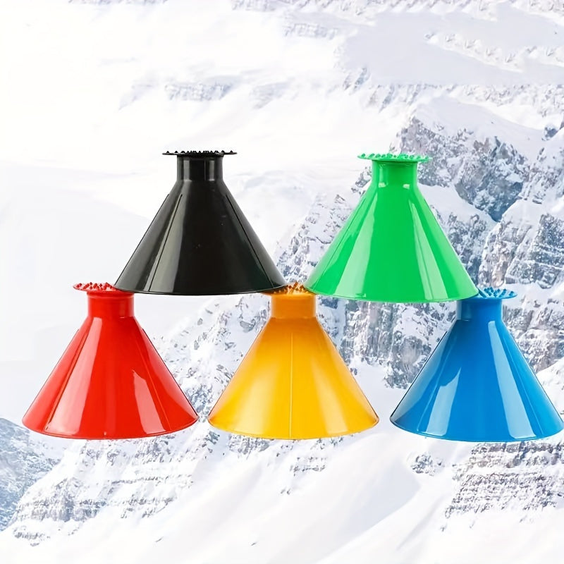 Universal Ice Scraper Snow Shovel Set with Gloves for Car Windows