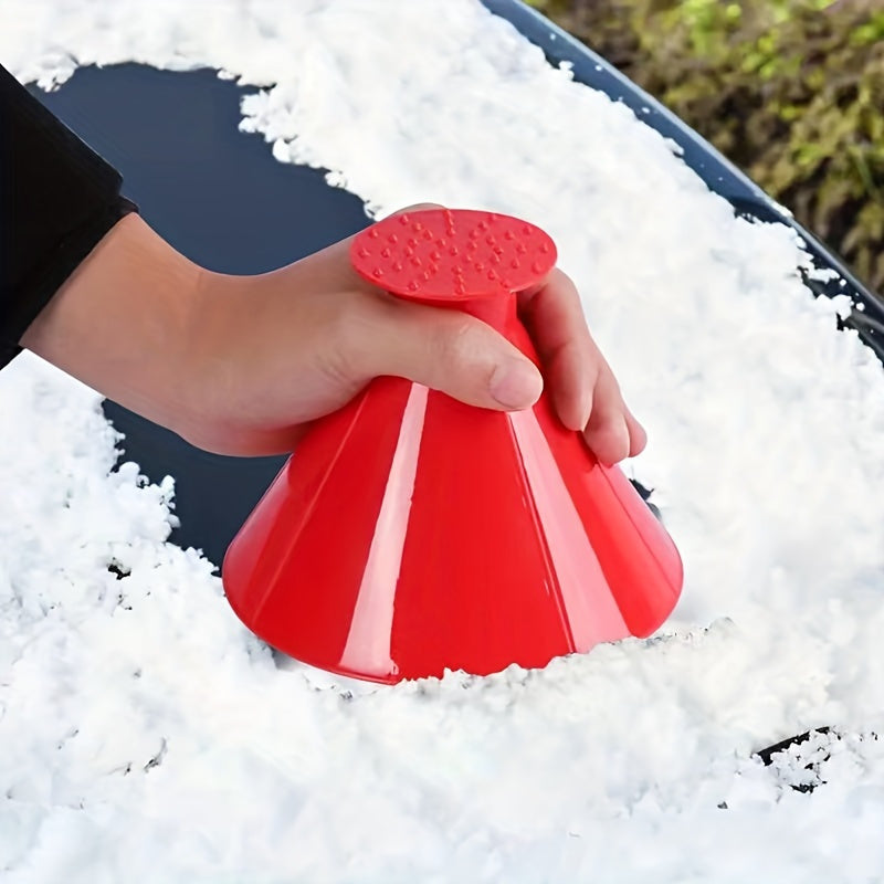 Universal Ice Scraper Snow Shovel Set with Gloves for Car Windows