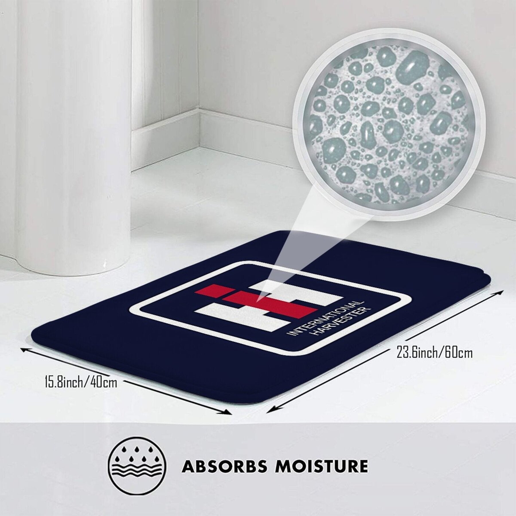 Christmas Tractor Doormat for Entrance, Bedroom or Kitchen Decor