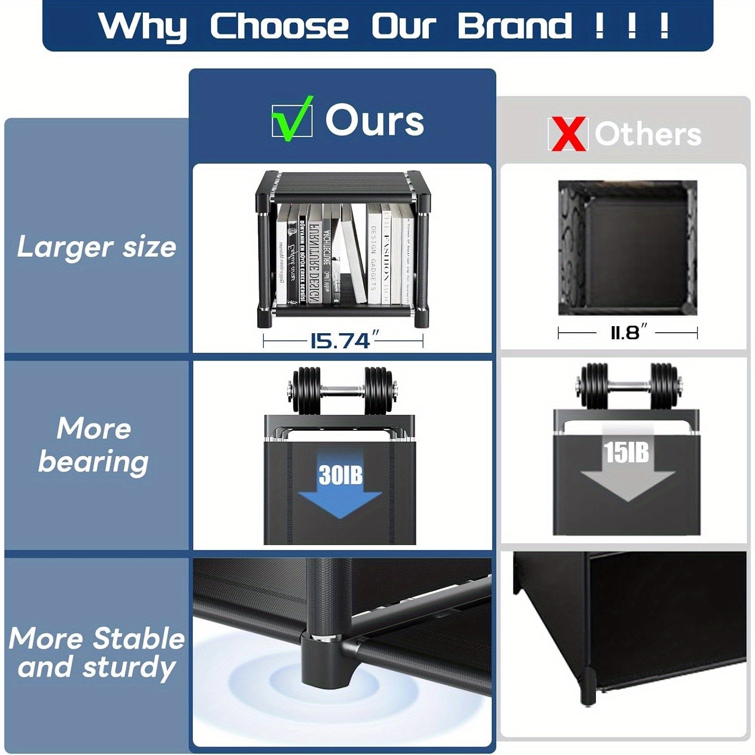 12 Кубиков металлический органайзер для хранения, книжная полка для спальни, гостиной, офиса, черный