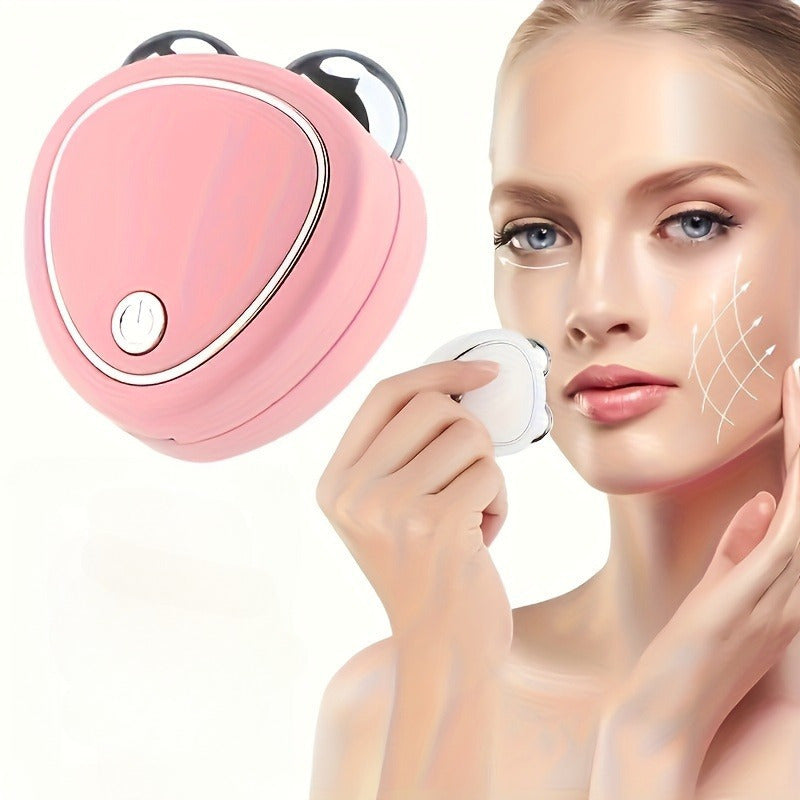 Facial Massage Roller USB Rechargeable ABS Skin Care Device for Face and Beauty