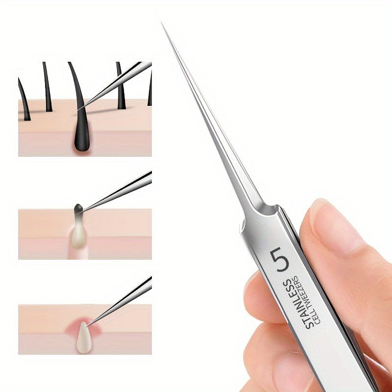 Women's Stainless Steel Tweezers for Pores and Skin Care