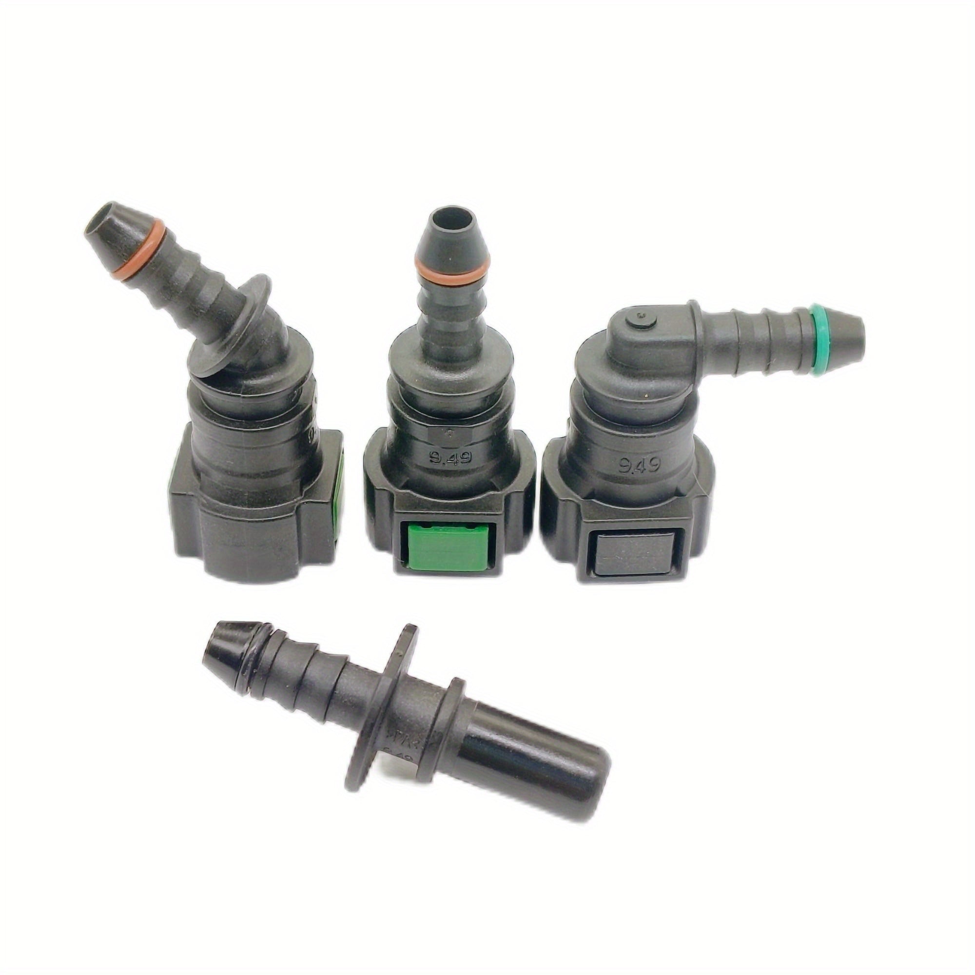 Auto Car Fuel Line Hose Coupler Quick Release Connector High Quality 6 Pack