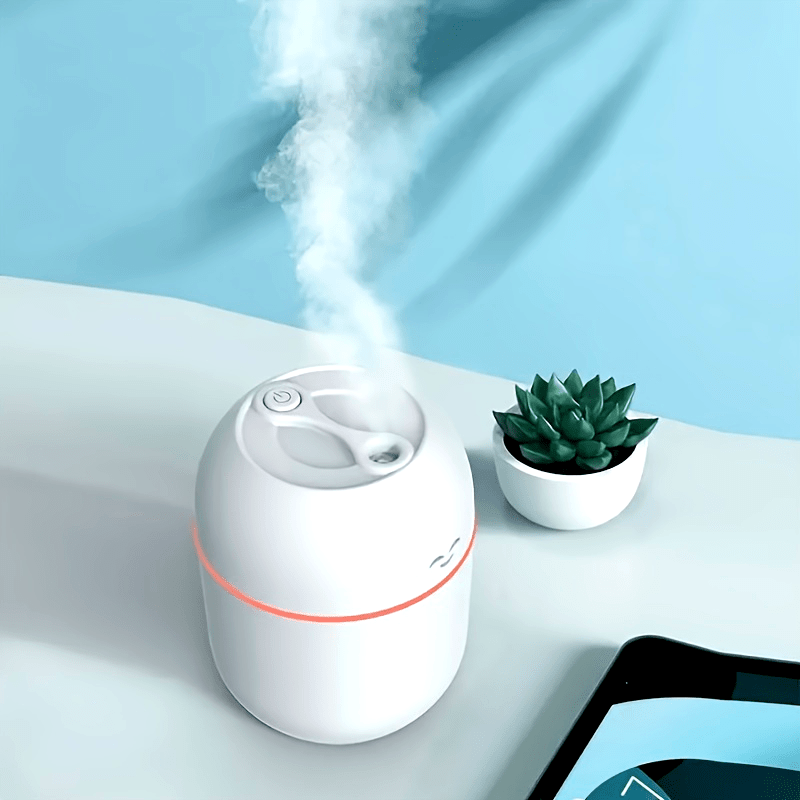 Humidificador portátil facial con vapor, aromaterapia, atomizador, alimentado por USB para uso en casa, coche y habitación