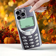 Vintage Phone Print TPU iPhone Case for All Models