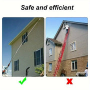 High-Pressure Washer Hose Kit 7 Pieces with Nozzles and Stainless Steel Extensions