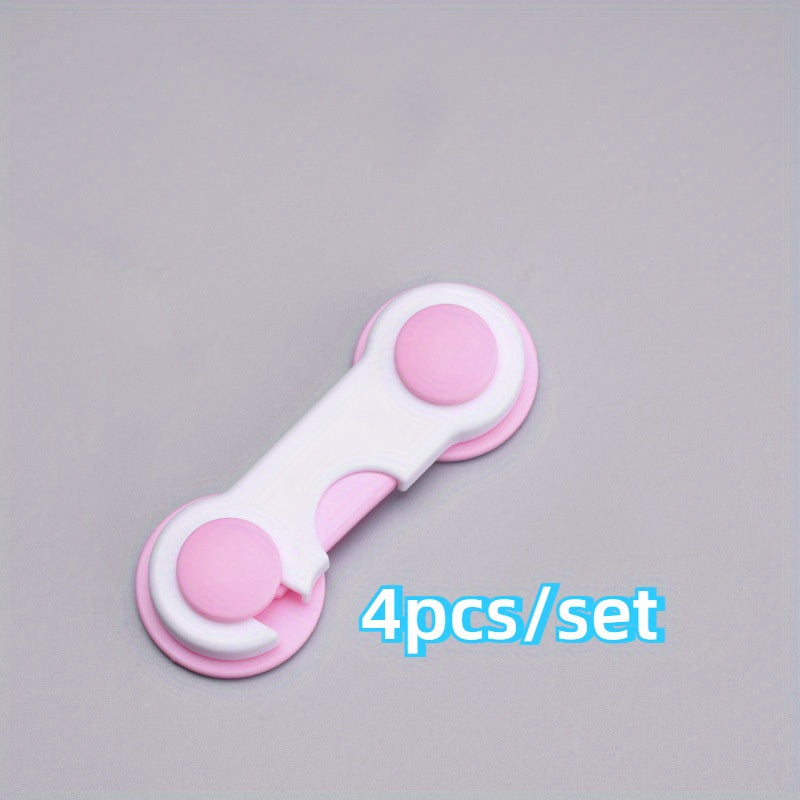 Child Safety Locks Set for Cabinets and Drawers, Multi-Functional, 2-4 Pieces