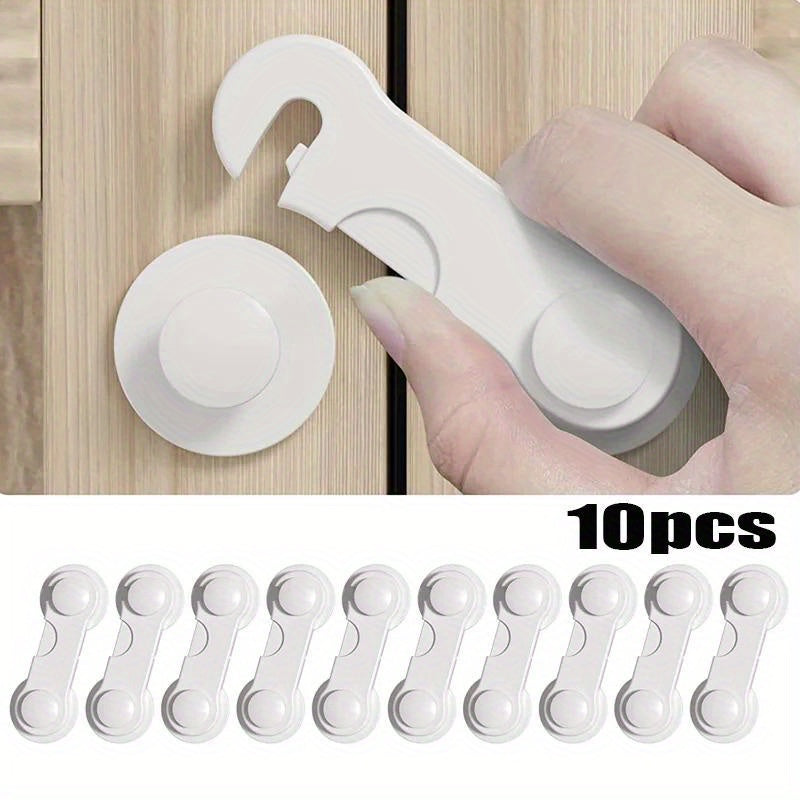 Child Safety Locks Set for Cabinets and Drawers, Multi-Functional, 2-4 Pieces