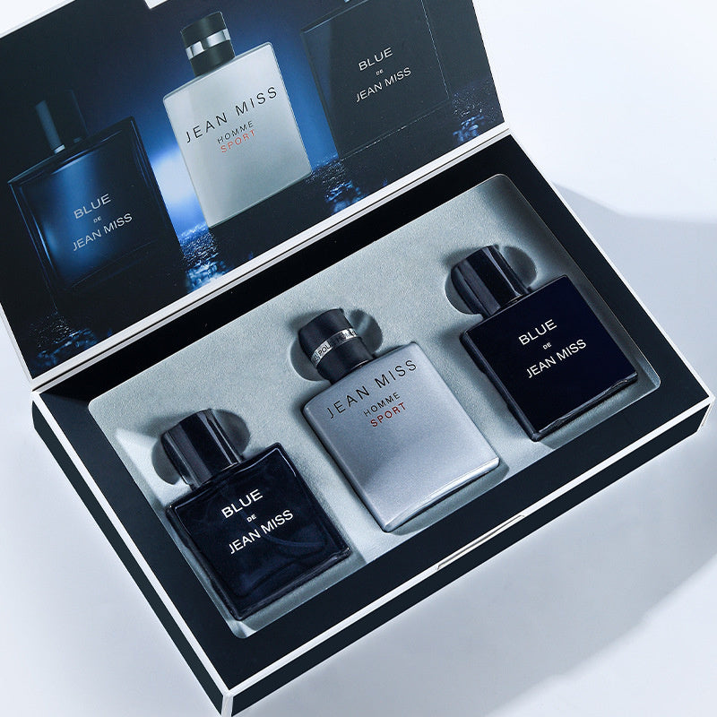 Men's Perfume Set with Fresh Floral Fragrance Alcohol-Free Light Scent