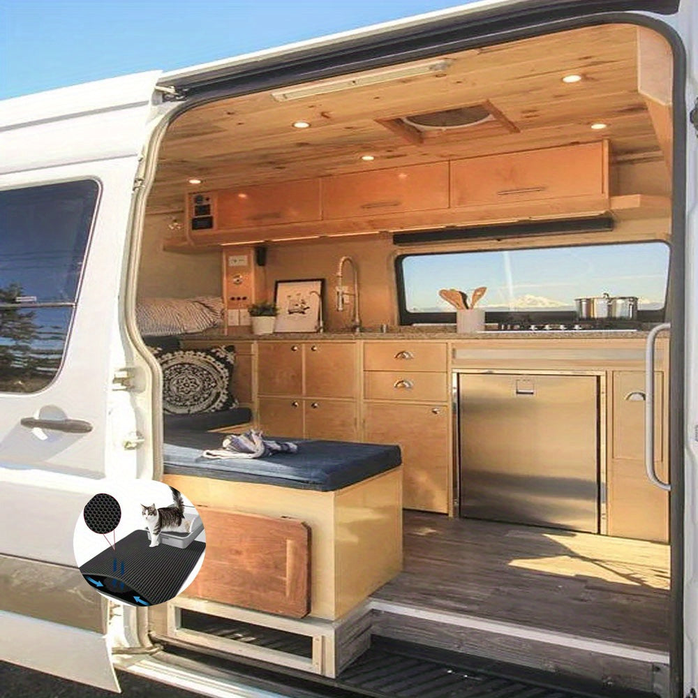 Suv o'tkazmaydigan asal to'rg'oq mushuk axlat matosi - Yuvilishi mumkin, uy hayvonlari uchun hojatxonalar va qutilar uchun oson tozalanadi