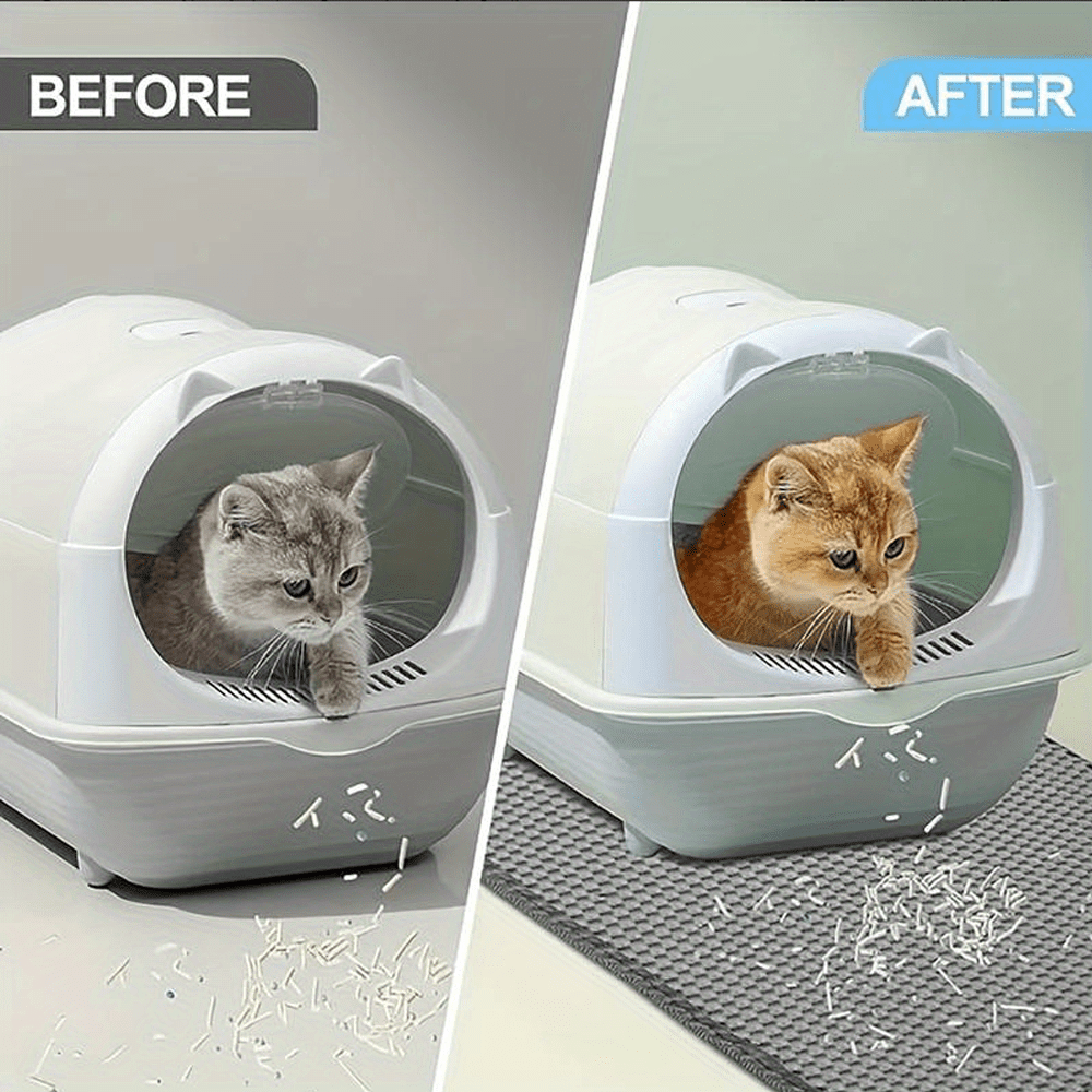 Suv o'tkazmaydigan asal to'rg'oq mushuk axlat matosi - Yuvilishi mumkin, uy hayvonlari uchun hojatxonalar va qutilar uchun oson tozalanadi