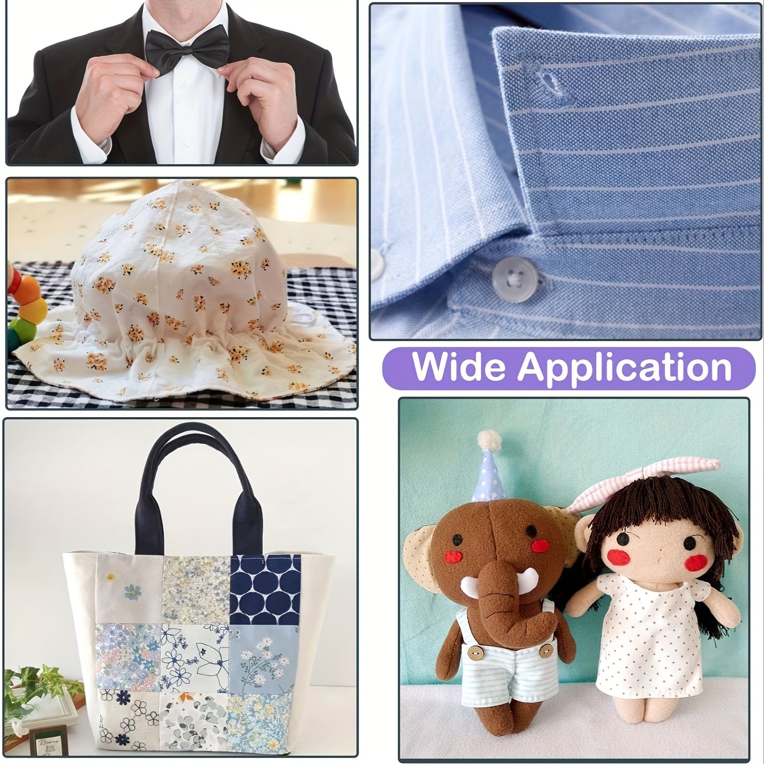 Iron-On Non-Woven Fusible Interfacing Roll for Sewing and DIY Projects