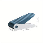 Shoe Organizer with Adjustable Shelves Dust-Free Space-Saving Cabinet Divider