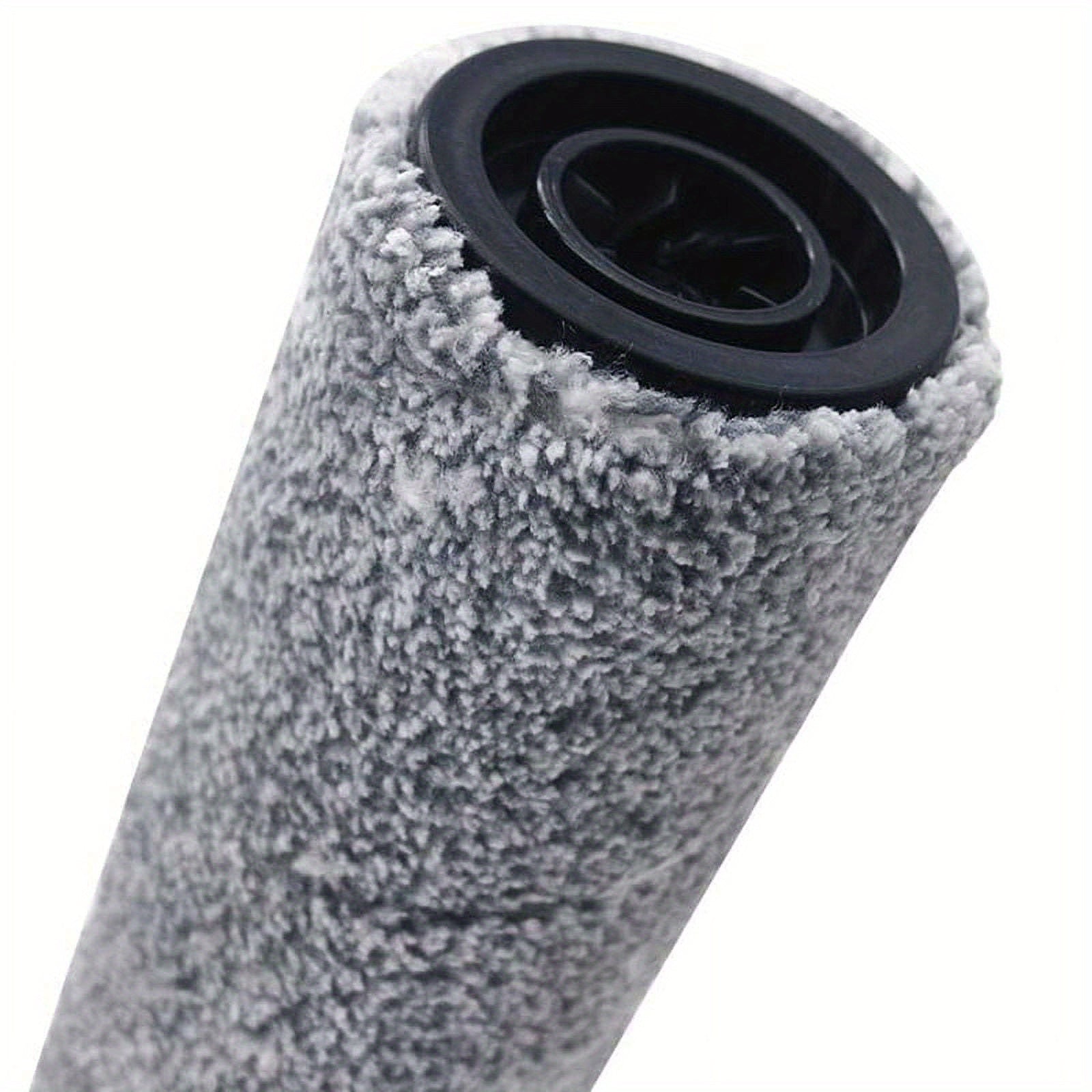 Replacement Brush Roller for Hard Floors Gray Black Soft Bristles for Wood Tile Marble
