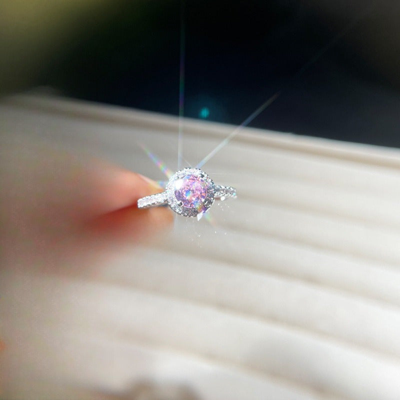 Square Cut Moissanite Ring 3 Carat Sterling Silver for Wedding Engagement Anniversary