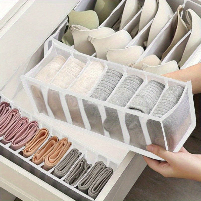 3-Pack Foldable Canvas Drawer Organizer Set for Closet Storage