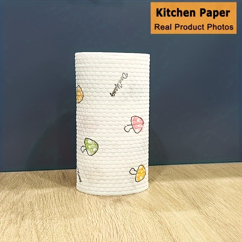 Disposable Kitchen Paper Towels 100 Sheets Washable Dry Wet Rags Cleaning Supplies