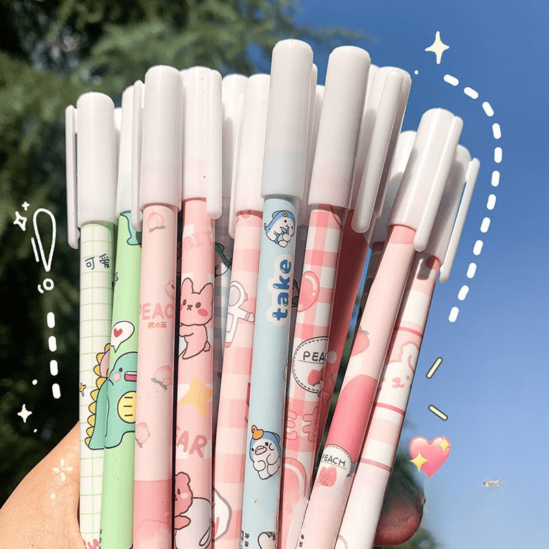 3/12 шт. стираемых роллерболов с игольчатым наконечником 0,5 мм для студентов и офиса