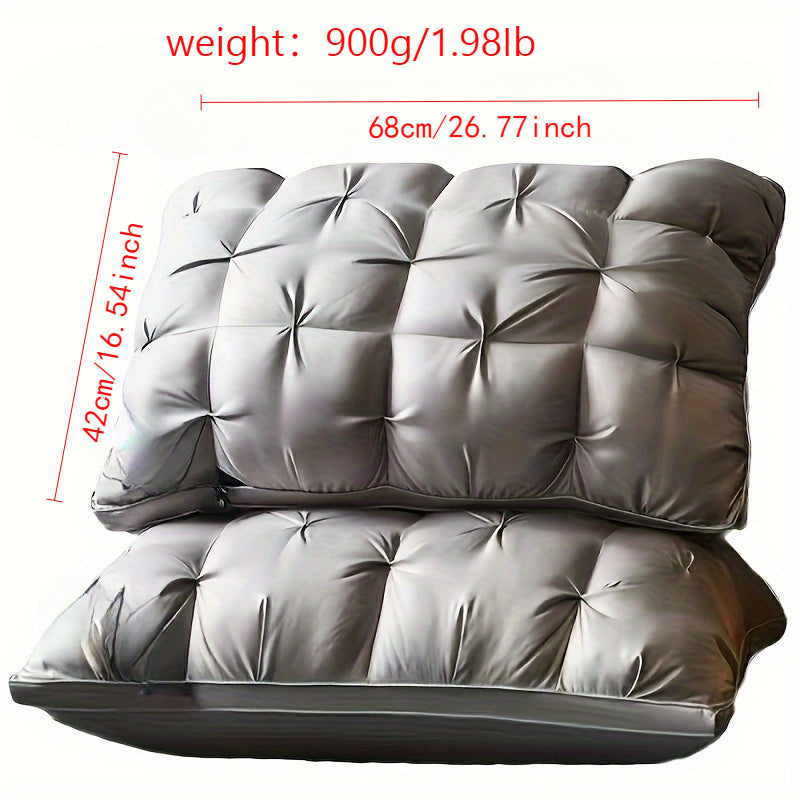 Neck Support Pillow Hypoallergenic Soft Polyester Fiber White for Deep Comfort