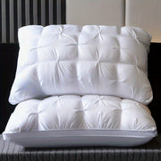 Neck Support Pillow Hypoallergenic Soft Polyester Fiber White for Deep Comfort