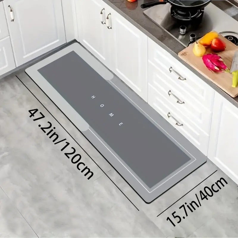 Durable Soft Kitchen Mat Non-Slip Oil Water Resistant Stain-Proof Easy to Clean