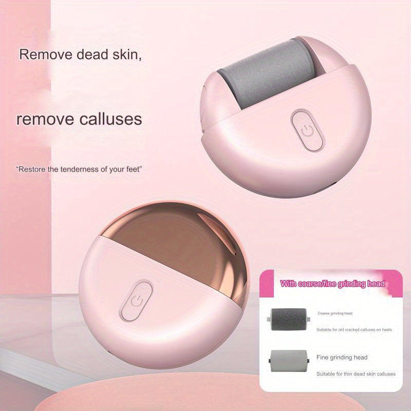 HOTU Poyabzal Qirg'ich - Uyda yoki harakatda silliq eksfoliatsiya uchun portativ, zaryadlanadigan, simsiz poyabzal qirg'ichi.