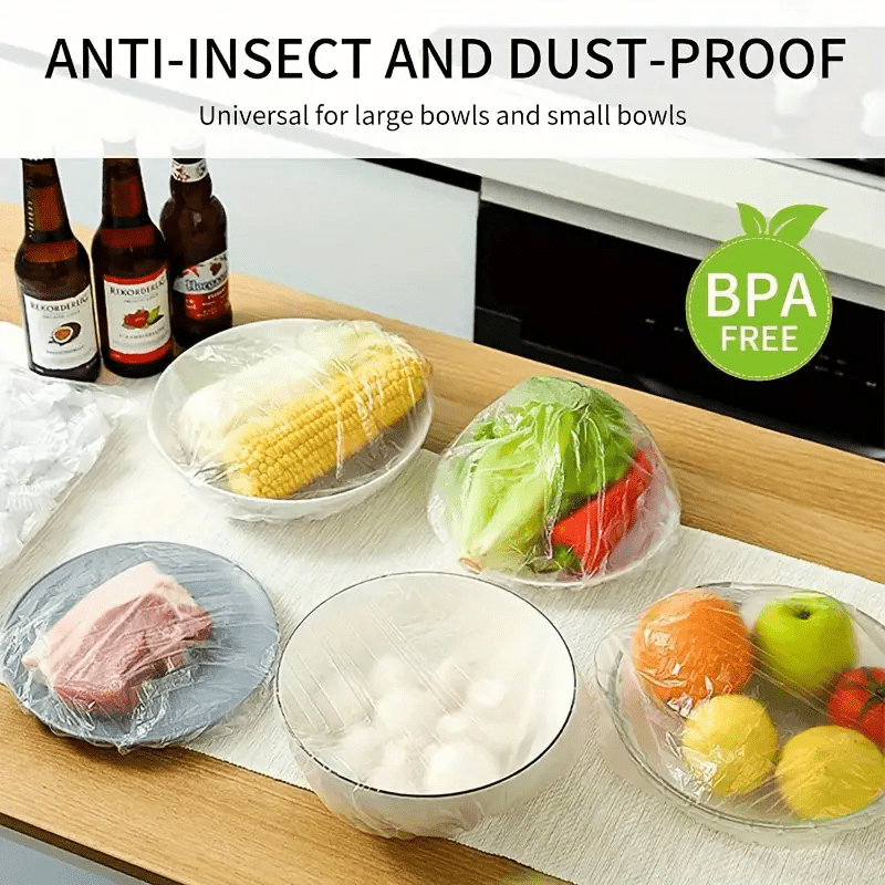 Disposable Food Fresh-Keeping Film Set for Kitchen, Refrigerator, Leftovers