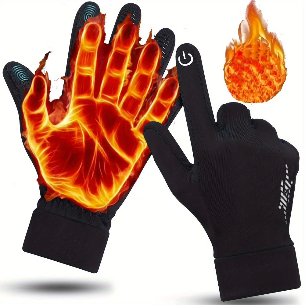 Unisex Winter Gloves Touch Screen Warm Gloves for Running Driving Cycling Hiking