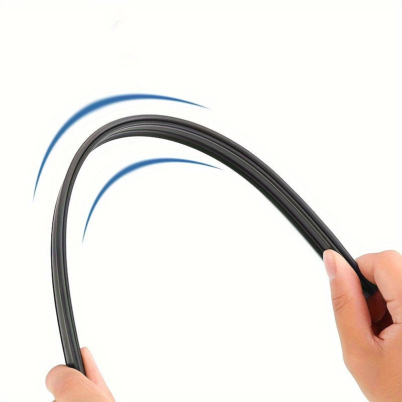 Paquete universal de 2 limpiaparabrisas laterales para coche con diseño sin hueso y tira de goma