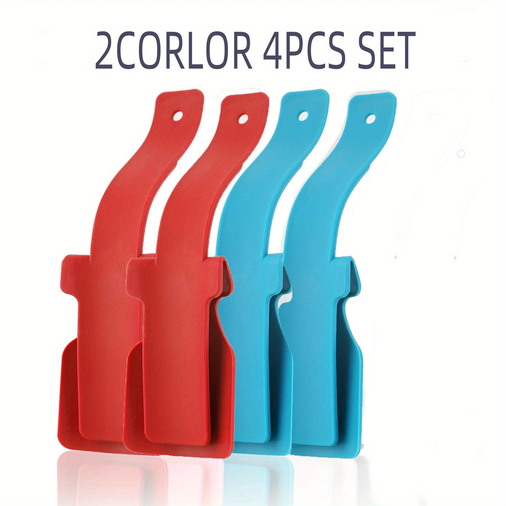 4/6/10 Pcs Plastic Shoe Horns Shoe Lifting Helper for Seniors and Disabled