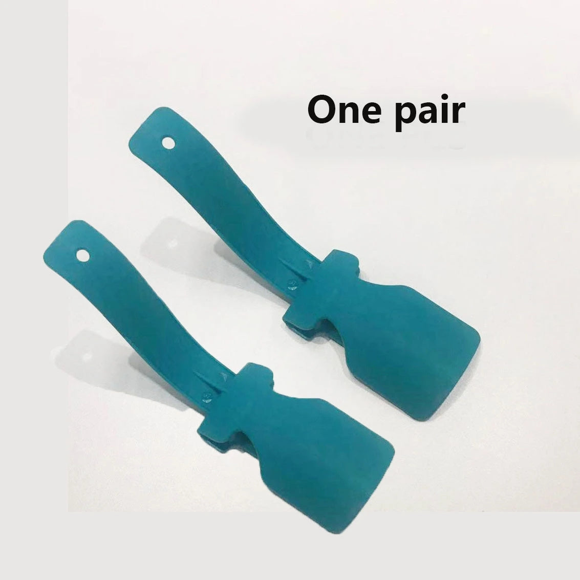 2 Pcs Portable Plastic Shoe Horns Shoe Lifting Helper for Seniors Elderly