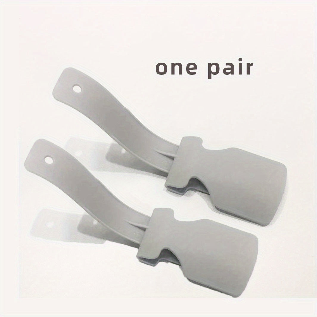 2 Pcs Portable Plastic Shoe Horns Shoe Lifting Helper for Seniors Elderly