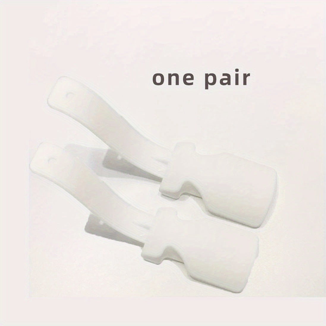 2 Pcs Portable Plastic Shoe Horns Shoe Lifting Helper for Seniors Elderly