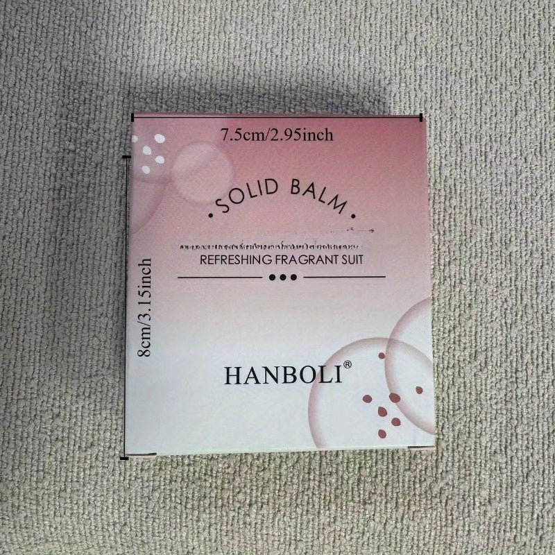 Set of 4 Cedar Scent Solid Perfume Sticks Long-Lasting Natural Fragrance