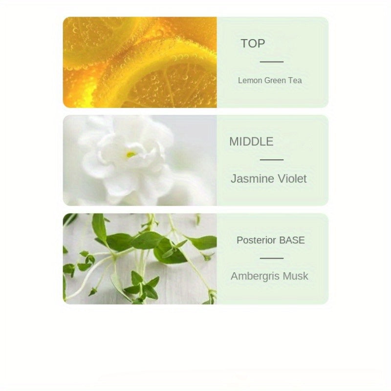 Set of 4 Cedar Scent Solid Perfume Sticks Long-Lasting Natural Fragrance