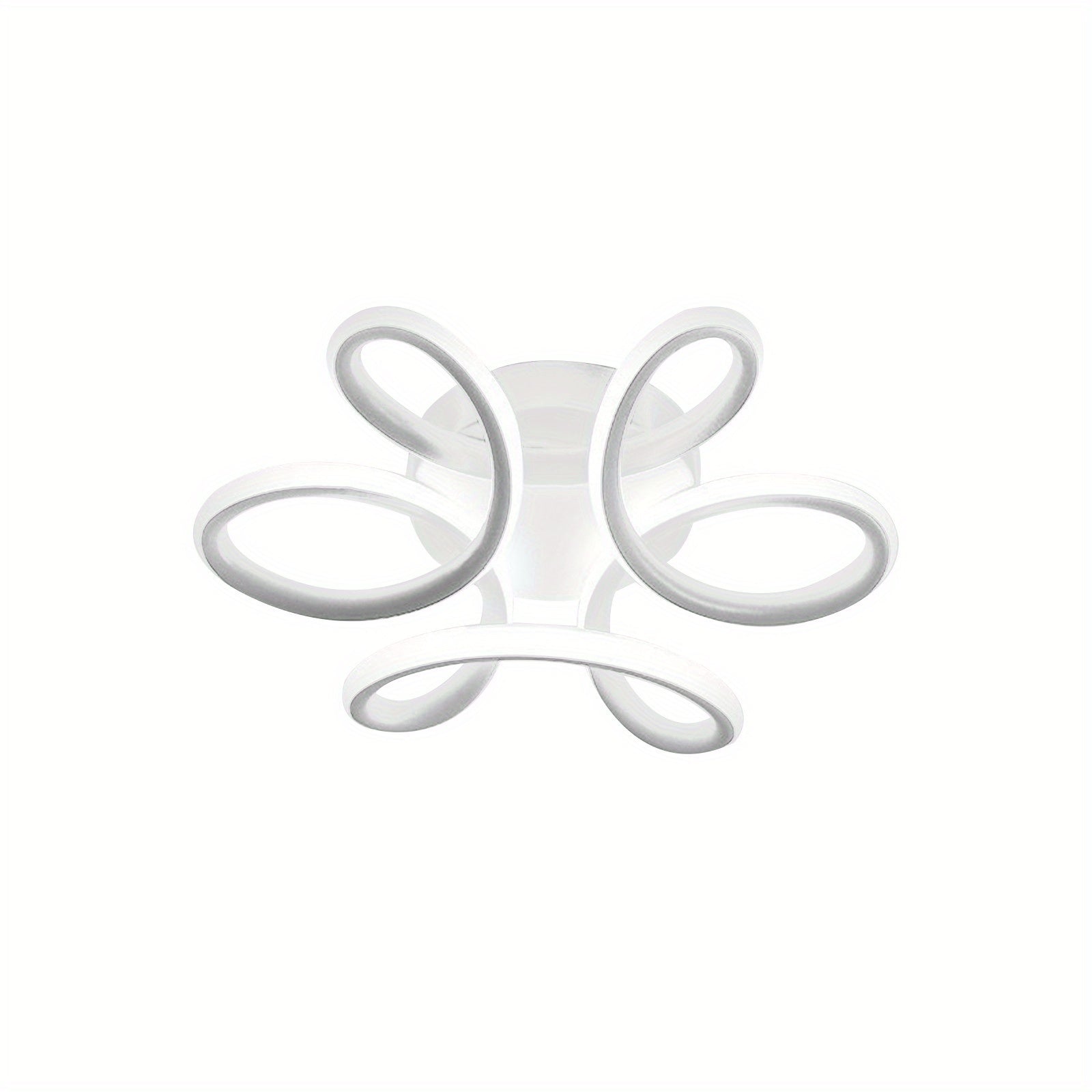 Modern White and Black LED Ceiling Light for Indoor Spaces Kitchen Bedroom Living Room Office