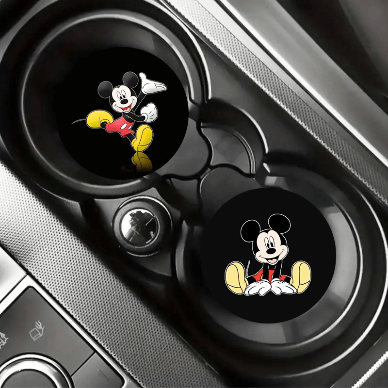Автомобильные подстаканники с дизайном Микки Маус, нескользящие для автомобилей