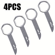 4-Pack Universal Car Radio Removal Tools Stereo Key Release Audio System Accessory