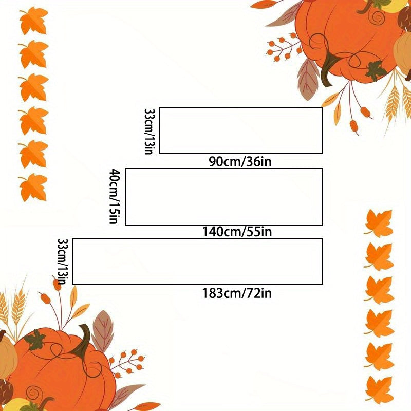 Buffalo Plaid Christmas Table Runner with Festive Ball Pattern Polyester Home Decor