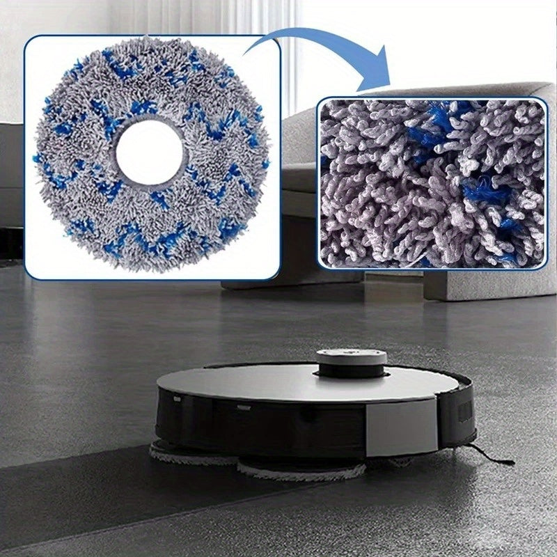 Replacement Washable Mop Pads for Robot Vacuums, Eco-Friendly Floor Cleaning Accessories